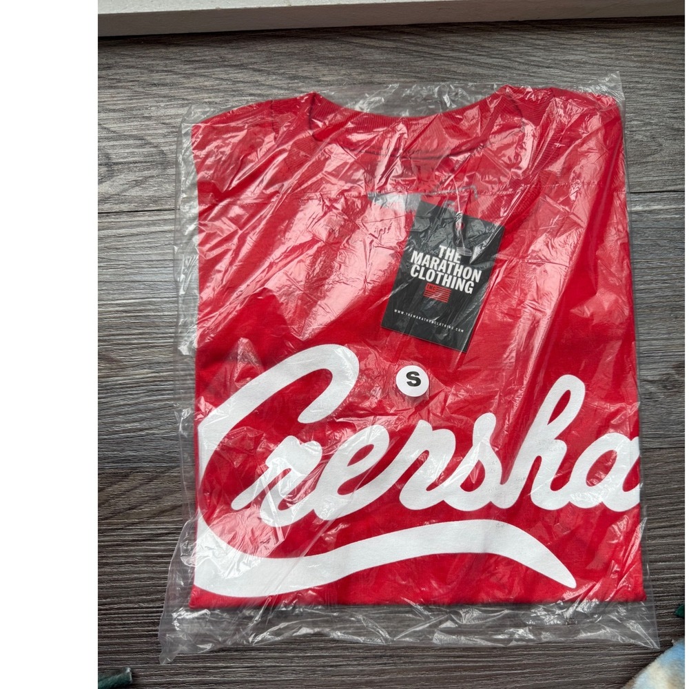 The Marathon Clothing Nipsey Hussle Crenshaw Red T Shirt hip hop Mens Size S